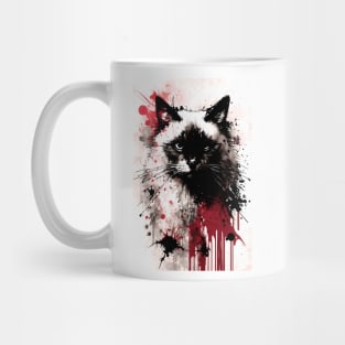 Birman Cat Portrait Mug